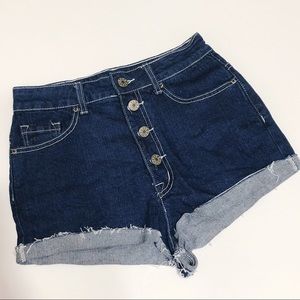UO BDG High Rise Foxy Denim Shorts